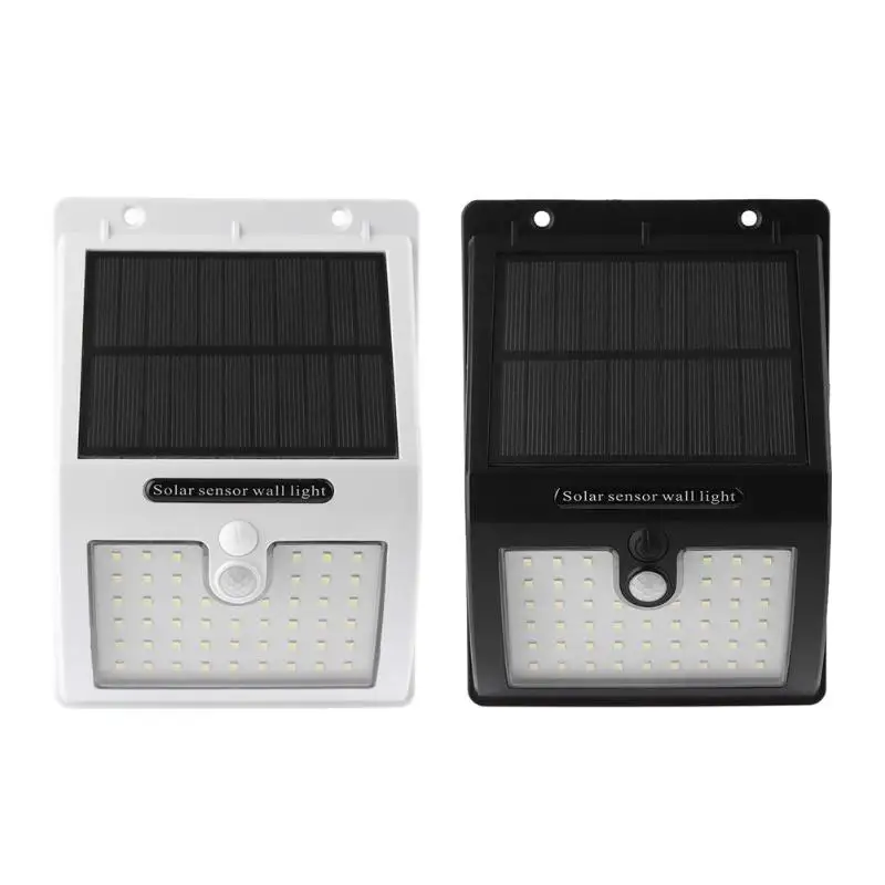 

LED Solar Power Motion Sensor Wall Light Outdoor Waterproof Energy Saving Street Yard Path Home Garden Security Lamp 48 LEDs