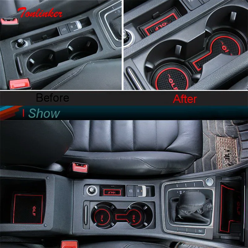 Tonlinker для Volkswagen GOLF 7 наклейки на покрытие автомобильный Стайлинг 9 шт. новинка