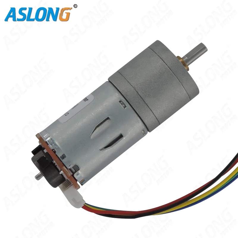 ASLONG JGA25 371 6V 24VDC DC Geared Motor Encoder coding Encoding disk