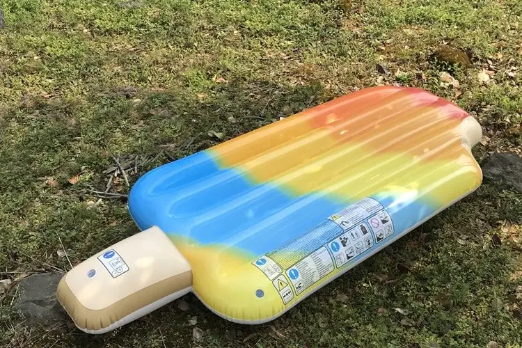 

Inflatable Ice cream shape kid Toy swam outdoor children Float inflatable swan Ring Summer Holiday Water Fun beach Pool Toys
