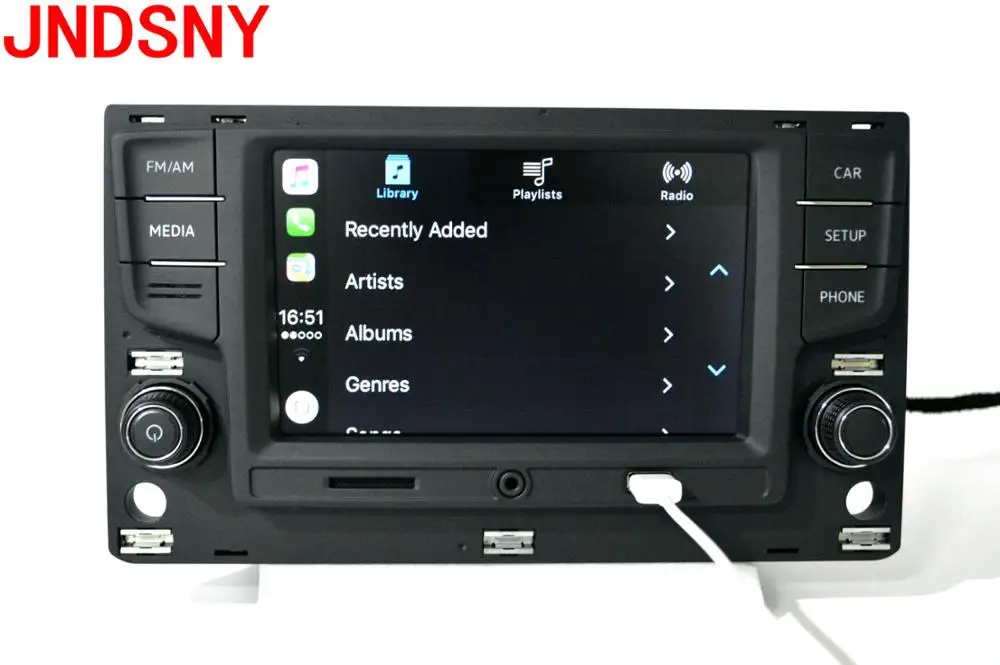 JNDSNY Mib 6,5 MIB система вещания поддерживает Carpaly Bluetooth изображение заднего вида для Volkswagen Golf 7 Mk7 seven Passat B8 MIB