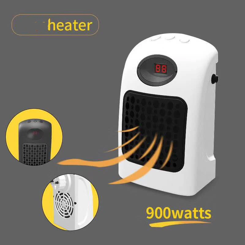 

900W Portable Mini Electric Home Handy Air Heater Warm Blower Room Fan Stove Hand Warmer Heater Electric Heater Radiator Warmer
