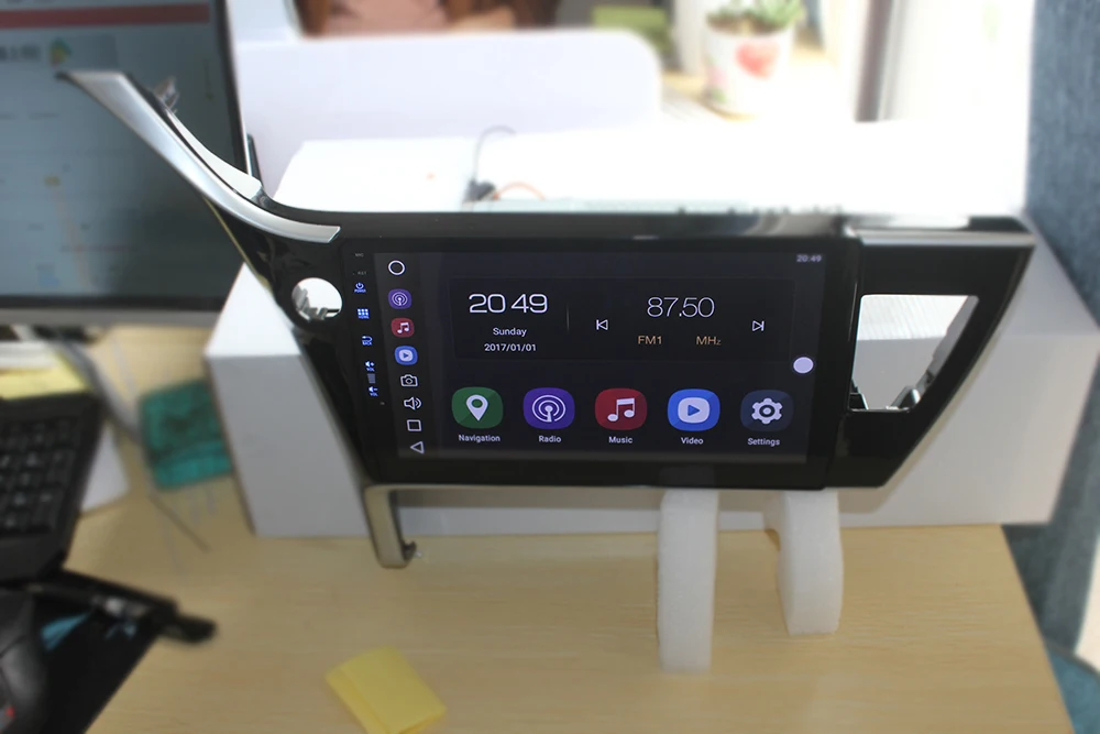 JSTMAX Android 8 0 Автомобильный плеер для toyota Corolla Innova Crysta 2016 2017 2018 gps navi Octa Core 4 ГБ 32 стерео