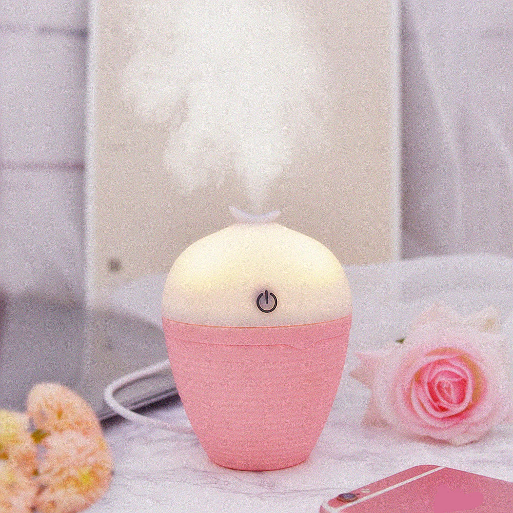 

USB Ultrasonic Humidifier Home Office Mini Aroma Diffuser LED Night Light Aromatherapy Mist Maker Creative Bottle bulb