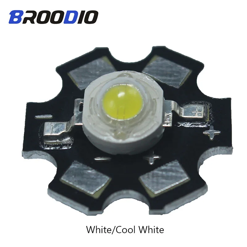 

50pcs LED Lamp Bulb Lighting Chip LEDs Bulbs Floodlight Spotlight Led Lamp Bulb Lampada 1W High Power Warm Cool Aug21