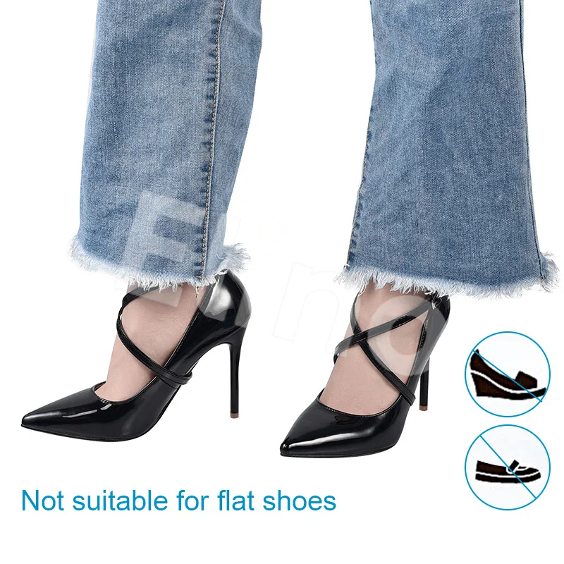 Elino, 1 пара, 58 см, кожзаменитель, кожаный шнурок для обуви для женщин, высокий каблук, ботильоны, ремешок, металлические пряжки, обувь, кружево, галстук, уход за ногами, аксессуары