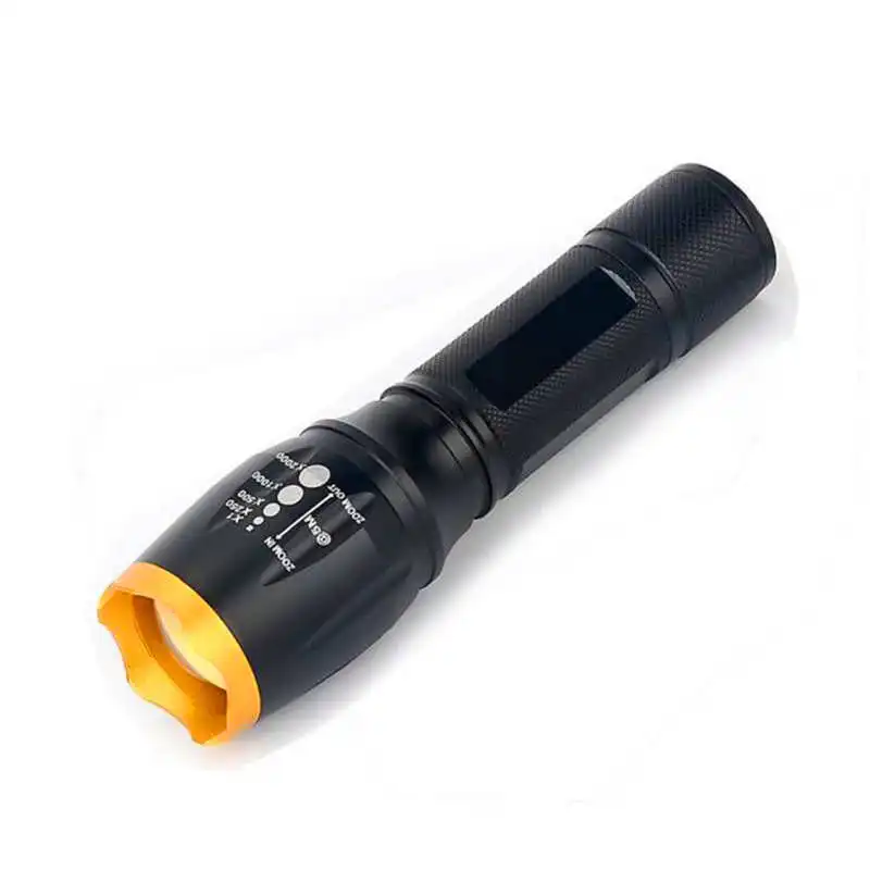 G700 X800 Tactical Military XM-L T6 Flashlight Torch powerful led flashlight Waterproof Zoom lanterna led t6 fanatic #4S15 (4)
