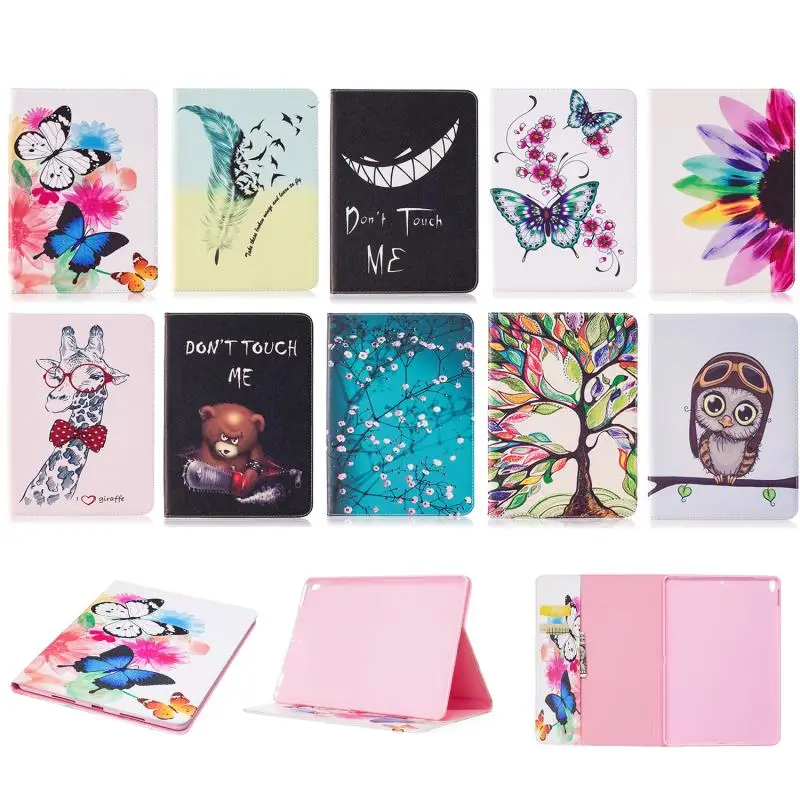 Cover for Apple iPad Pro 10.5" Cover Stand Holder Cute Tablet Case PU Leather Wallet Case Card Slot Case Coque Etui Funda