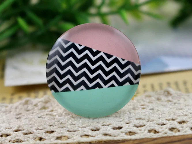 

25mm 30mm 5pcs Handmade Glass Cabochons New Color Colors Cabochons For Bracelet earrings necklace Bases Settings