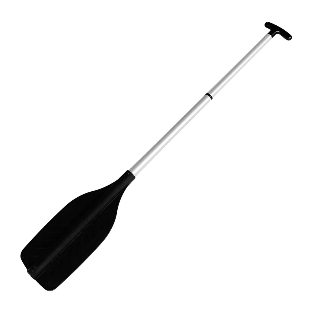 Adjustable Nylon Black Telescopic Oar Paddle Boat Canoe Extendable Kayak Canoe Safety Shaft Paddles for Water Sports Rowing Boat