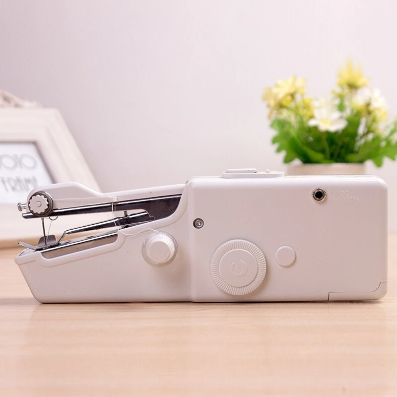 

Home Sewing Machine Portable Mini Handheld Sewing Machine Electric Stitch Household Repair Tool Kit For Quick Repairs