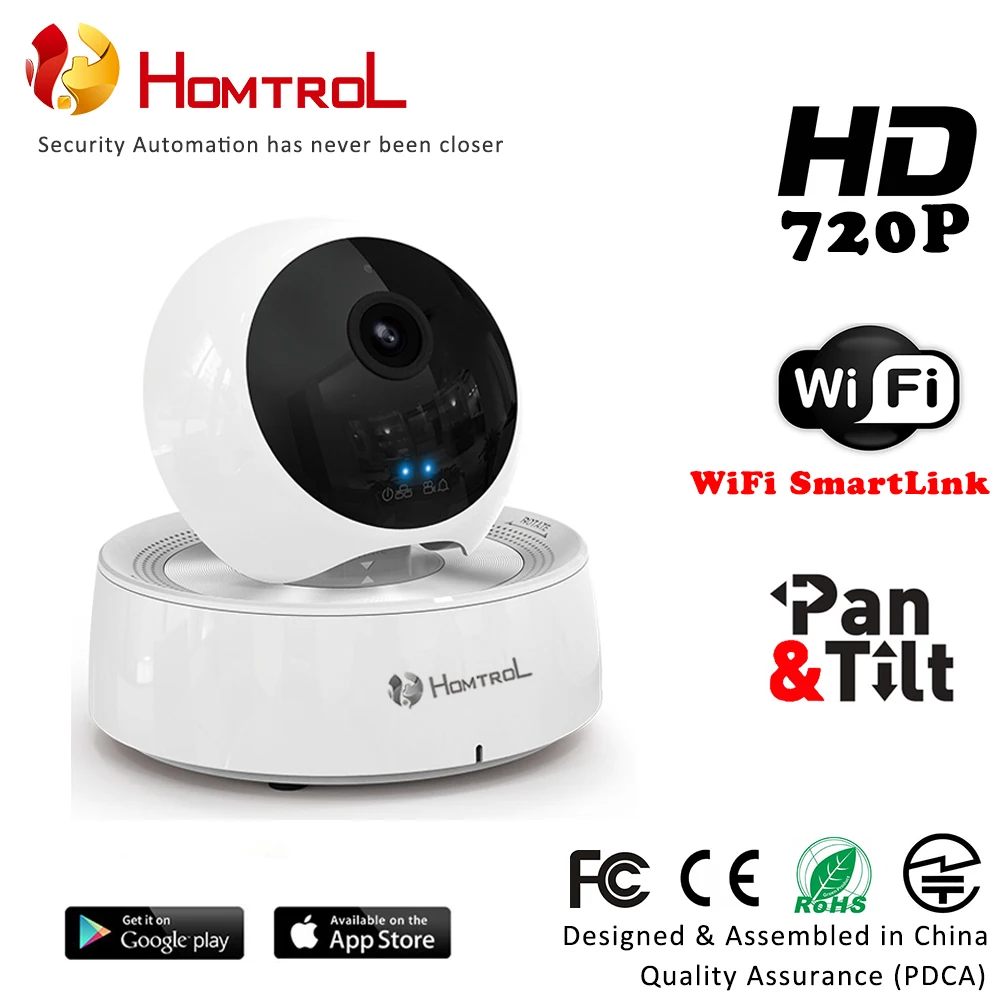 

Intelligent Electronic Smart Home WiFi IP Baby Monitor Camera with Motion Detection & Preset View Postion 64 RF Sensors Pairing