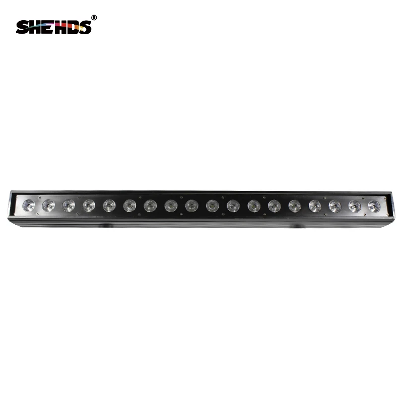

LED Wall Wash 18x15W RGBWA 5IN1 Black Body Lighting DMX 512 Stage Effect Professional For DJ Equipment Party Free Shipping