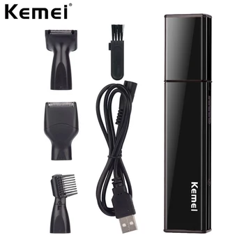 4 In 1 Electric Nose Trimmer USB Rechargeable Shaver Razor Men Face Care Set Hair Removal Sideburns Ear Eyebrow Beard Trimer nose ear trimmer electric shaving machine kit men beard trimmer eyebrow face trimer micro razor sideburns hair removal shaver
