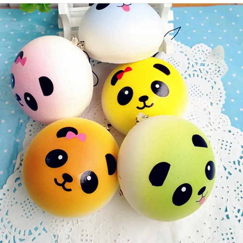 

1Pcs Jumbo Panda Couple Squishy Cell Phone Charm/Bag Charm/Phone Straps/Bag Pendant New Fashion Design Key Chains