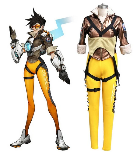 Ow Game Hero Tracer Lena Oxton Cosplay Kostuum Video Game Cosplay Cool Rollenspel Outift Halloween Kostuums Voor Vrouwen Custom Ow Game Hero Tracer Lena Oxton Cosplay Kostuum Video Game Cosplay Cool Rollenspel Outift Halloween Kostuums Voor Vrouwen Custom