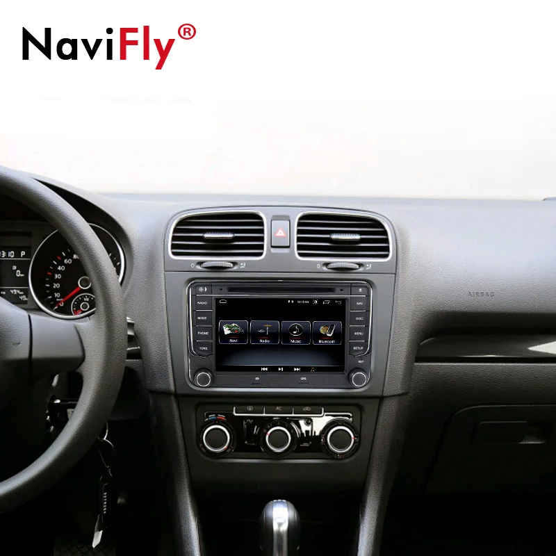 Clearance Wholesale!Navifly android8.1 Car multimedia Player Navigation GPS DVD for VW/Volkswagen/Passat/POLO/GOLF/Skoda/Seat 1