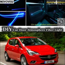 Novovisu для Vauxhall Corsa A B C D E интерьер окружающего света настройки атмосферу волоконные оптические фары внутри дверь Панель освещения