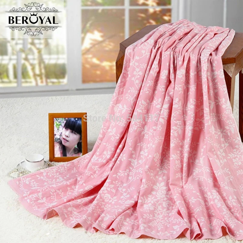 New 2017 Best Selling 1PC 59"*79" 100 Cotton Jacquard Blanket Home and