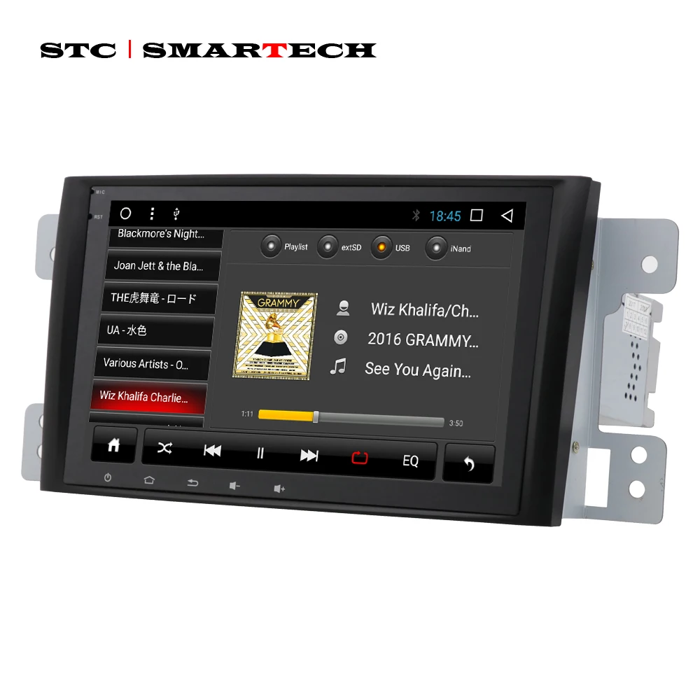 Top SMARTECH 8 inch Car Audio Radio GPS Navigation System For Suzki Grand Vitara 2005-2012 Android 8.1.0 Octa Core 2GB RAM 32GB ROM 5