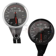 Black/Chrome Motorcycle 12V LED Digital Backlight Tachometer Backlight Tachometer Tacho Gauge Speedometer Odometer Control Gauge for honda cbr400 nc29 speedometer tachometer tacho gauge instruments motorcycle parts