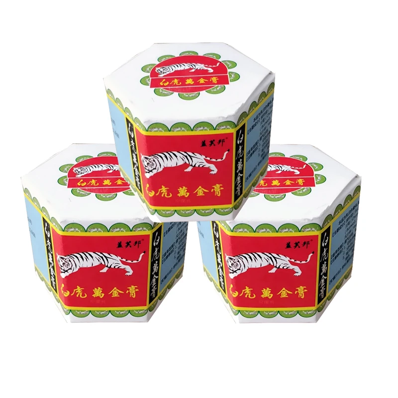 

3pcs Tiger Balm White Ointment Insect Bites Extra Strength Pain Muscle Relieving Arthritis Joint Body Pain Thailand Painkiller