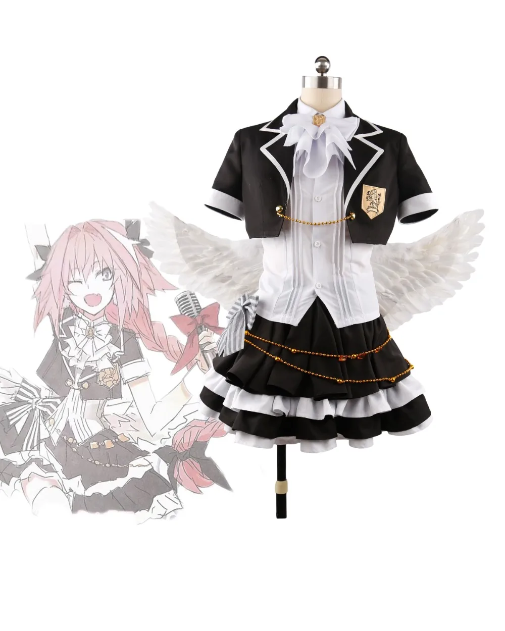 Аниме Fate Grand Order FGO Rider Astolfo Idol Lolita платье Косплей Костюм на заказ|dress cosplay|lolita dress