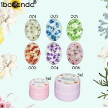 Ibcccndc 5ml Flower Gel Nail Polish Varnish Fairy Series UV Gel Base Top Coat Nail Art Design Semi Permanent Gel Lacquer Shilak