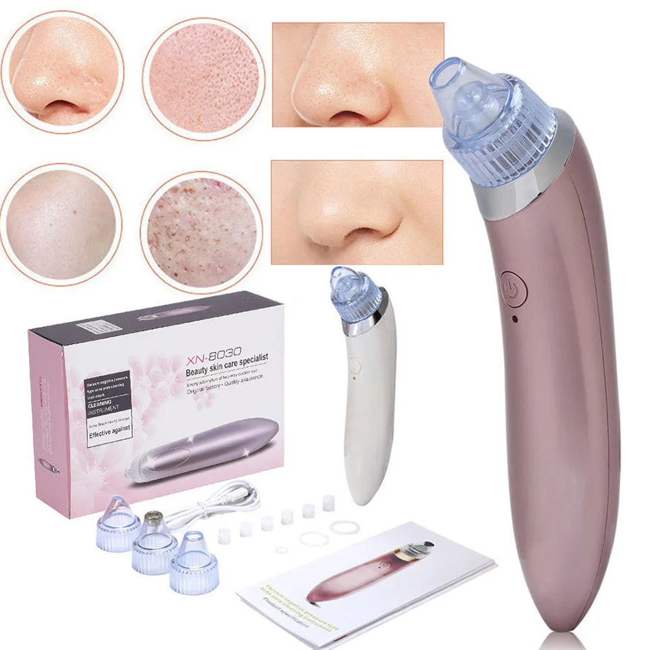 

100% Brand New Blackhead Vacuum Acne Cleaner Pore Remover Electric Skin Facial Cleanser Care Machine Pore Cleaner Best Selling