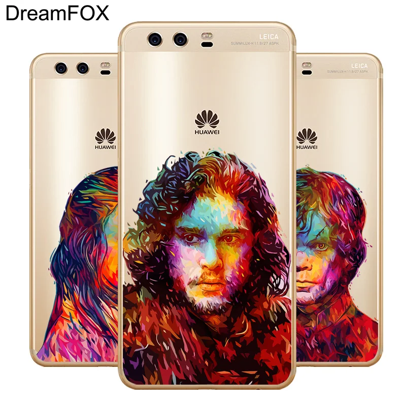 DREAMFOX L530 комплект Harington Мягкий ТПУ силиконовый чехол для huawei P8 P9 P10 Lite Plus 2017 Honor 8 Pro 9