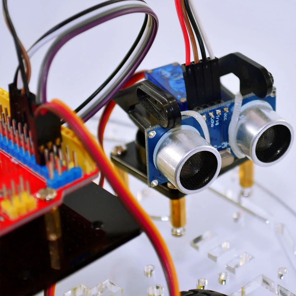  Robot  Car Bot Learning Starter Kit LCD Display Remote Tracing Car for Arduino