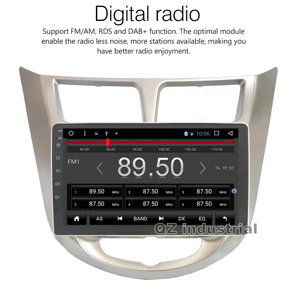 Best QZ industrial HD 9inch Android 8.1 T3 for Hyundai Solaris Verna Car DVD Player with 3G 4G WIFI GPS Radio Navi BT SWC RDS Map 2 Best QZ industrial HD 9inch Android 8.1 T3 for Hyundai Solaris Verna Car DVD Player with 3G 4G WIFI GPS Radio Navi BT SWC RDS Map 2