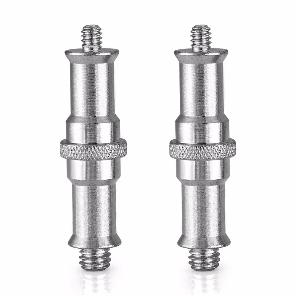 

1/4 to 3/8 Inch Camera Screw Spigot Adapter for Tripod Light Stand Flash Bracket Release Plate Hotshoe Coldshoe Convertor Thread