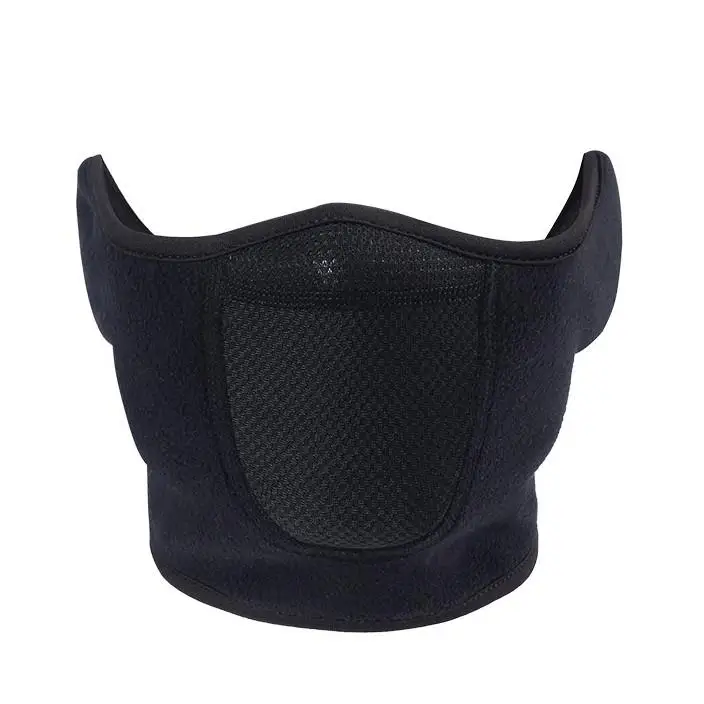 Mnycxen полумаска для лица, страйкбол для зимнего велоспорта, тренировочная Пылезащитная маска для лица, маска для туши cicissm Braga Cuello TF - Цвет: Black