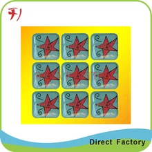 Customized Made in China cheap gloss vinyl stickers, reflective adhesive label sticker