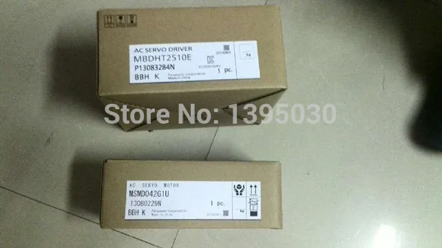 220 V 400 W полностью закрытый Серводвигатель MHMJ042G1U + MBDKT2510CA1 с английским
