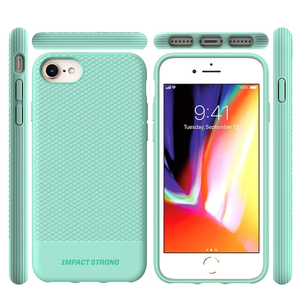 

ImpactStrong Liquid Shield Protective Shock-Absorbing Scratch-Resistant Silicone Rubber Cover for iPhone 7 & 8 (4.7 inch)