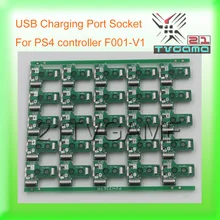 50 шт./лот Высокое качество зарядка через usb Порты и разъёмы гнездо для PS4 dulshock контроллер с доской F001-V1
