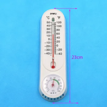 

1 Pcs Hanging Hygrometer Thermometer Combination Livestock Farming Vegetable Greenhouse Indoor Vertical Pointer Temperature