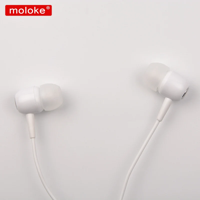 

moloke 3.5mm In-Ear Stereo Earbuds Headset Music Earbuds for Mobile Phone Samsung Xiaomi andComputer