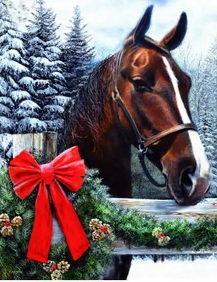 Horses Love Forever Diamond Painting Kit - DIY | Дом и сад