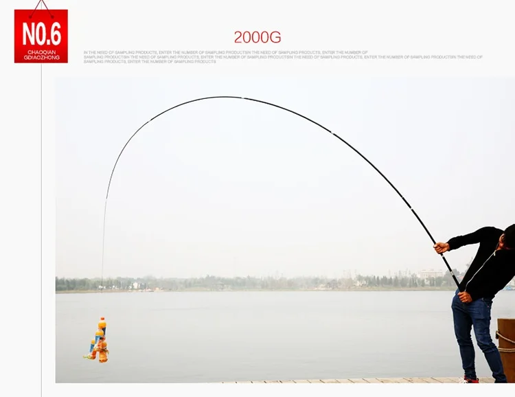 Drop Shipping New Carp Fishing Pole Stream Hand Rod Telescopic Fishing Rod Carbon Fishing Tackle 4.5M 5.4M 6.3M 7.2M