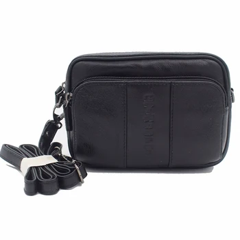 

100% Genuine Leather Small Messenger Cross body Bags Men Mini Shoulder Bag Male Fanny Waist Pack Real Cowhide Handbags