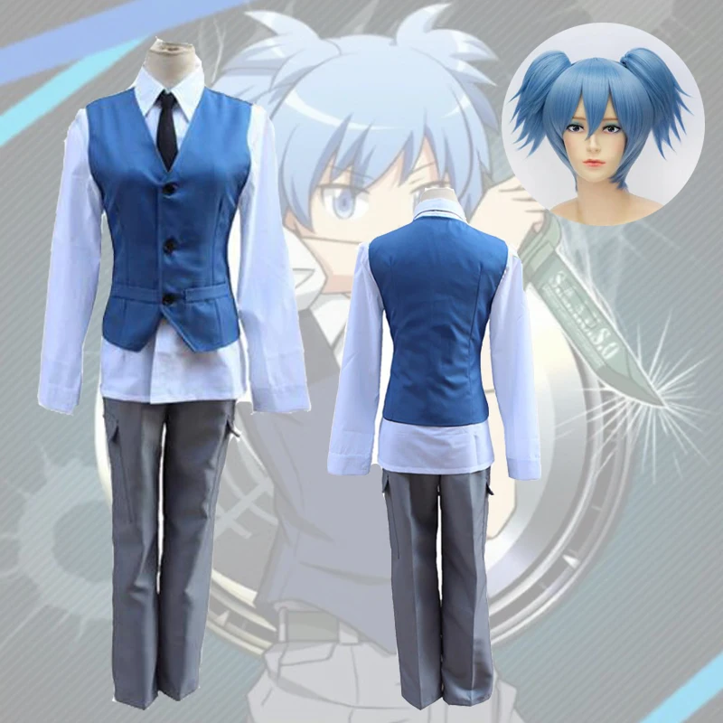 5 шт./компл. новый класс убийц Ansatsu Kyoushitsu Shiota Nagisa Костюмы для косплея на Хеллоуин