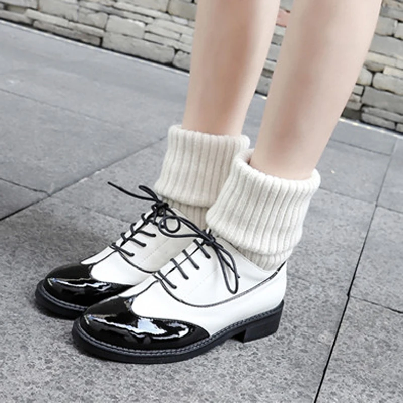 

LOVEXSS Woman Sock Boots Autumn Winter Buckle High Heeled Shoes Plus Size 32 - 43 Fashion Genuine Leather Ankle Boots Black 2017