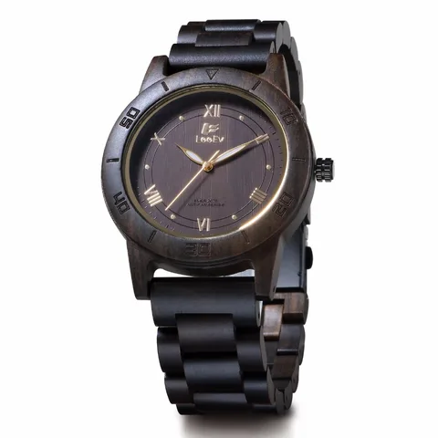 Marca de Luxo Sandália de Madeira Amantes de Quartzo Relógios de Pulso Presente de Natal Mujer de Madeira Nova Chegada Relógios Homens Relojes 2020 Top