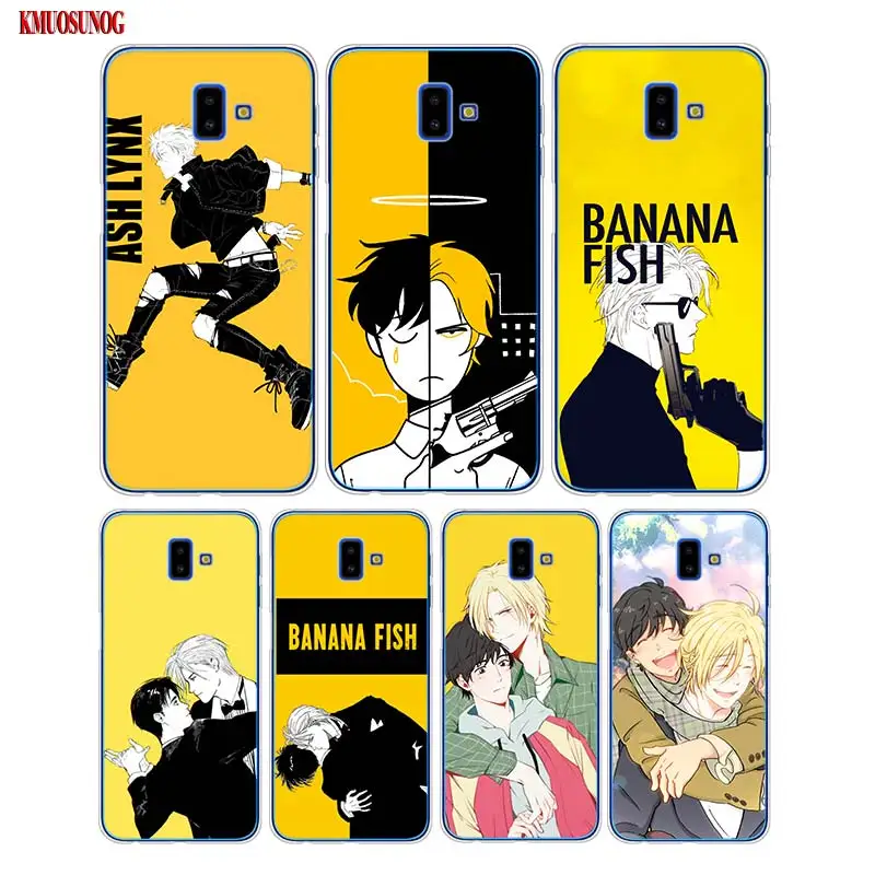 

Silicone Soft Phone Case Banana Fish Cartoon Printing for Samsung Galaxy j8 j7 j6 j5 j4 j3 Plus 2018 2017 Prime 2016