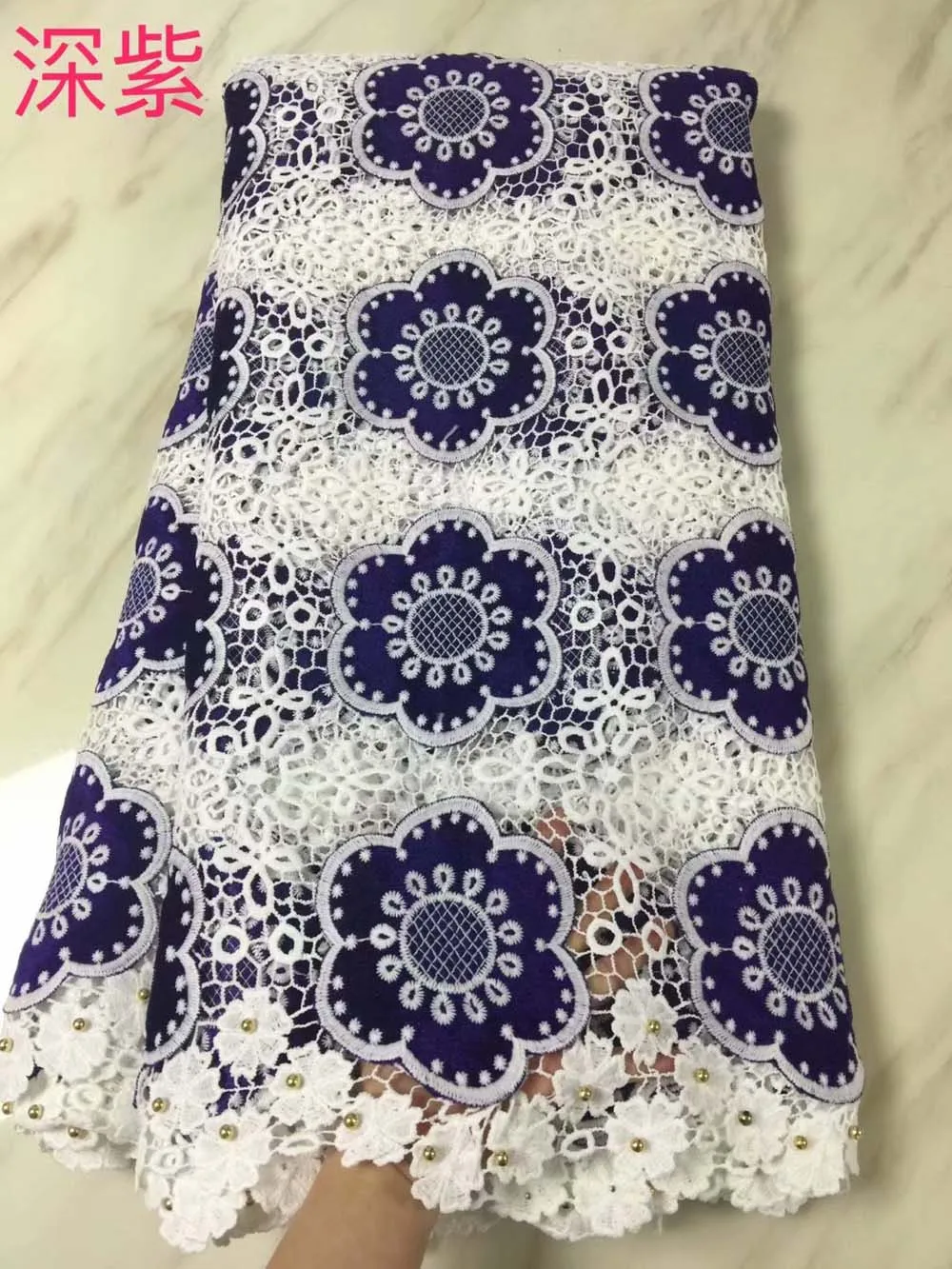 

High Quality 2018 Latest Nigerian Lace Fabrics bead Mesh African Lace Fabric Cutting Velvet French Net Lace Fabric