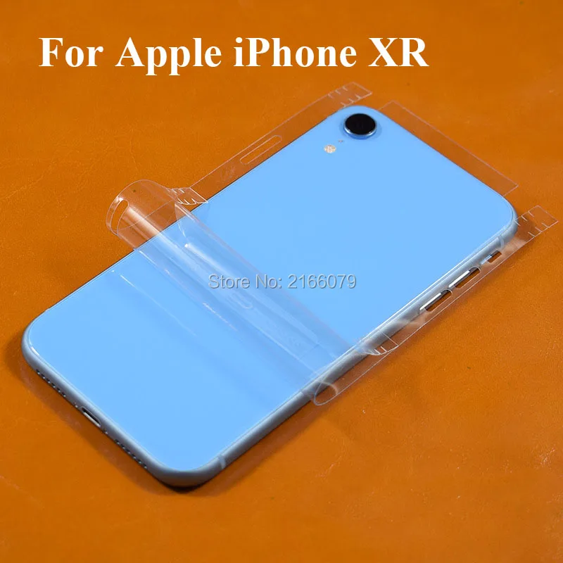 Для Apple iPhone 11 Pro X Xs Max Xr 8 7 полное покрытие Защитная Наклейка прочная чистая прозрачная задняя сторона защитная пленка