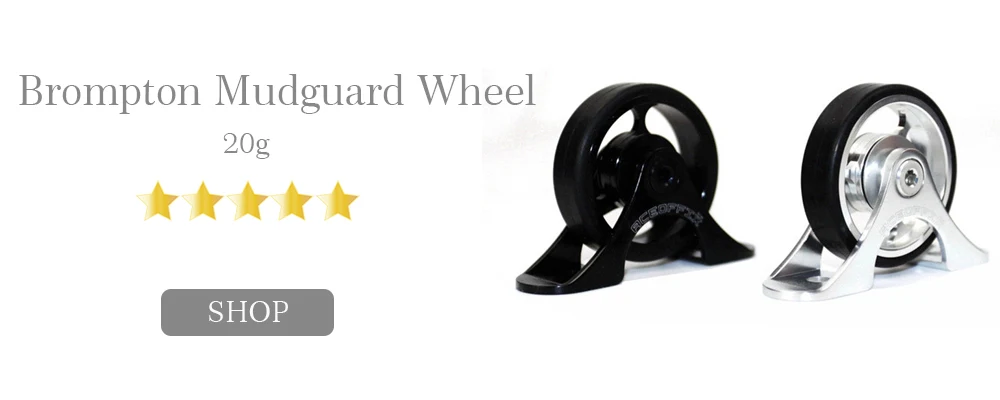 Sale TWTOPSE 60mm Bike Easywheel Mudguard Wheel For Brompton Folding Bicycle Mud Guards Wheel Double AL7075 CNC Lightweight 65g Parts 1 Sale TWTOPSE 60mm Bike Easywheel Mudguard Wheel For Brompton Folding Bicycle Mud Guards Wheel Double AL7075 CNC Lightweight 65g Parts 1